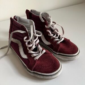Kids Vans Sk8 Hi zip shoes unisex size 13 little kids
